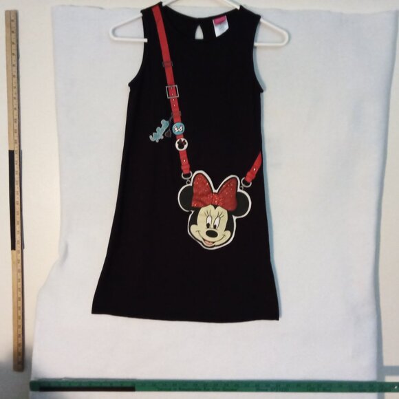 Disney Girls Black Dress - Picture 2 of 4